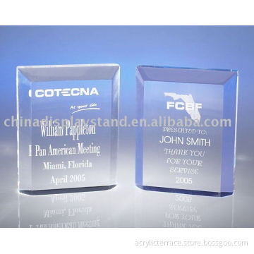 Small Rectangle Acrylic Award
